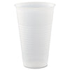 Dart High-Impact Polystyrene Cold Cups, 16 oz, Translucent, 50 Cups/Sleeve, 20 Sleeves/Carton