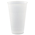 Dart High-Impact Polystyrene Cold Cups, 16 oz, Translucent, 50 Cups/Sleeve, 20 Sleeves/Carton