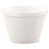 Dart Foam Containers, 6 oz, White, 50/Bag, 20 Bags/Carton
