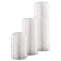 Dart Portion/Souffle Cup Lids, Fits 0.5 oz to 1 oz Cups, PET, Clear, 125 Pack, 20 Packs/Carton