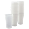 Dart High-Impact Polystyrene Cold Cups, 16 oz, Translucent, 50 Cups/Sleeve, 20 Sleeves/Carton