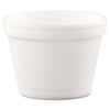 Dart Bowl Containers, 4 oz, White, Foam, 1,000/Carton
