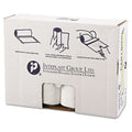 Inteplast Group High-Density Interleaved Commercial Can Liners, 60 gal, 17 microns, 43" x 48", Clear, 200/Carton