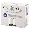 Inteplast Group Low-Density Commercial Can Liners, 30 gal, 0.7 mil, 30" x 36", White, 200/Carton