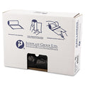Inteplast Group High-Density Commercial Can Liners, 16 gal, 8 microns, 24" x 33", Black, 1,000/Carton