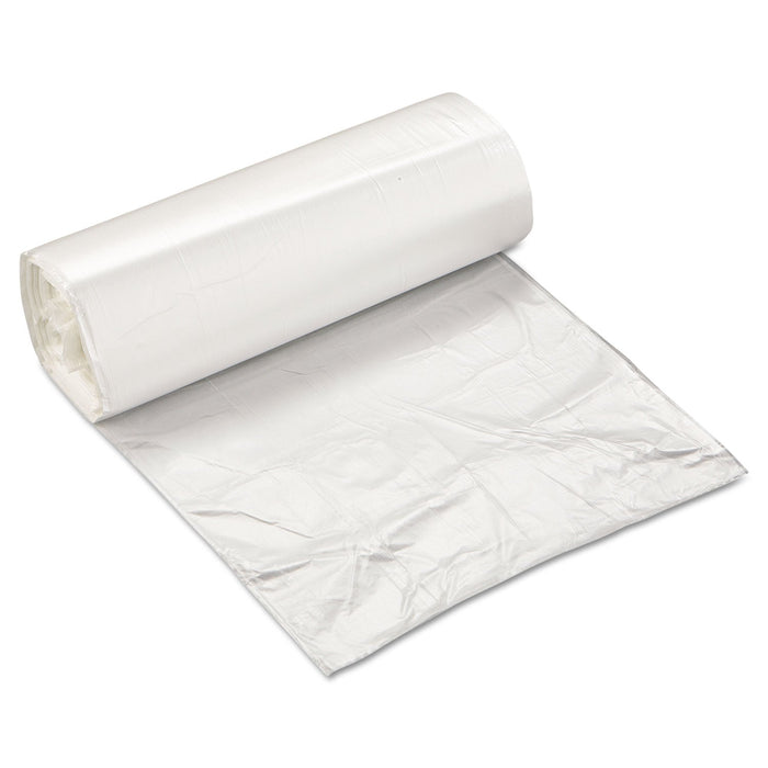 Inteplast Group High-Density Commercial Can Liners, 10 gal, 5 microns, 24" x 24", Natural, 1,000/Carton