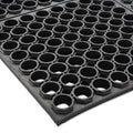Crown Safewalk Heavy-Duty Anti-Fatigue Drainage Mat, General Purpose, 36 x 60, Black