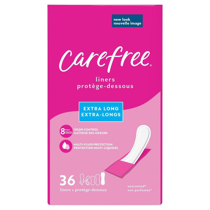 Carefree Acti-Fresh Body Shape Extra Long Liners To Go 36 Pantiliners by Pasteur Pharmacy