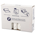Inteplast Group High-Density Interleaved Commercial Can Liners, 45 gal, 14 microns, 40" x 48", Clear, 250/Carton