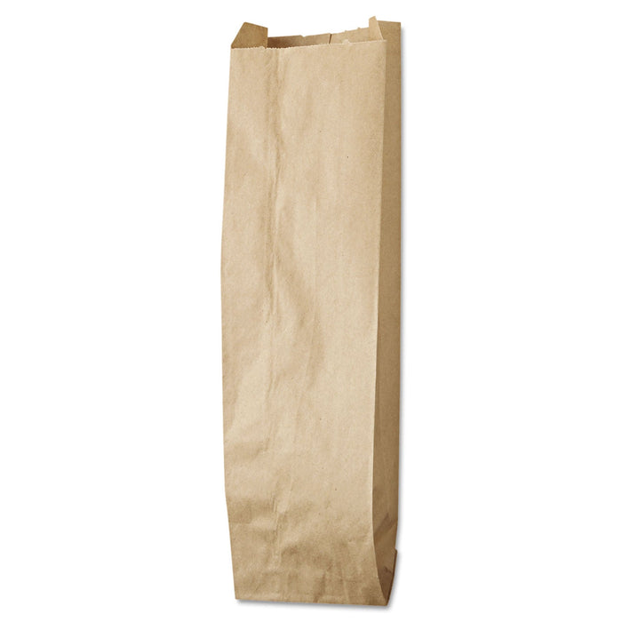General Liquor-Takeout Quart-Sized Paper Bags, 35 lb Capacity, 4.25" x 2.5" x 16", Kraft, 500 Bags