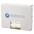 Inteplast Group High-Density Commercial Can Liners, 10 gal, 6 microns, 24" x 24", Natural, 1,000/Carton