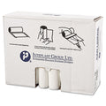 Inteplast Group High-Density Interleaved Commercial Can Liners, 33 gal, 13 microns, 33" x 40", Clear, 500/Carton
