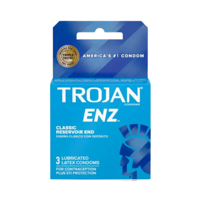Trojan ENZ Premium Lubricated Latex Condoms by Pasteur Pharmacy