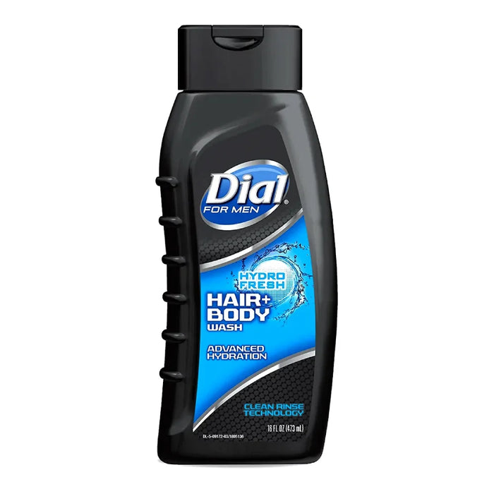 Dial For Men Hydro Fresh Hair + Body Wash, 16 Fl Oz by Pasteur Pharmacy
