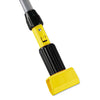 Rubbermaid Gripper Aluminum Mop Handle, 1.13" dia x 60", Gray/Yellow