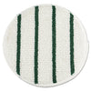 Rubbermaid Low Profile Scrub-Strip Carpet Bonnet, 19" Diameter, White/Green