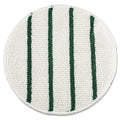 Rubbermaid Low Profile Scrub-Strip Carpet Bonnet, 21" Diameter, White/Green