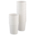 Dart Flexstyle Double Poly Paper Containers, 16 oz, White, Paper, 25/Pack, 20 Packs/Carton