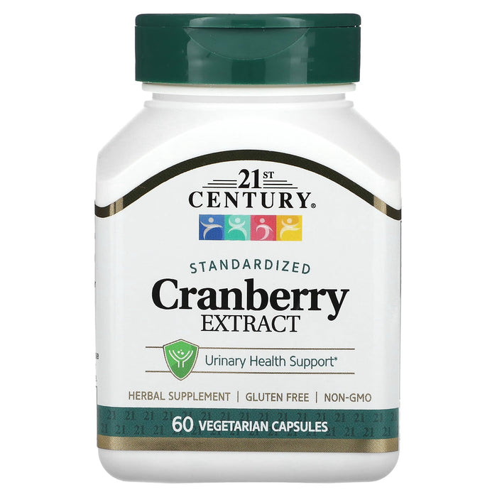 21st Century Cranberry Extract, Standardized, Vegetarian Capsules 60 ct by Pasteur Pharmacy