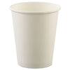 Dart Uncoated Paper Cups, Hot Drink, 8 oz, White, 1,000/Carton