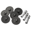 Swingline Replacement Head Punch Set, Three Heads/Five Discs, 9/32 Diameter Hole, Gray