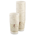 Dart Flexstyle Double Poly Paper Containers, 32 oz, Symphony Design, Paper, 25/Pack, 20 Packs/Carton