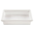 Rubbermaid Food/Tote Boxes, 8.5 gal, 26 x 18 x 6, White, Plastic
