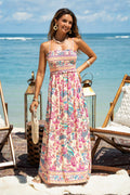 Cupshe Womens Papaya Punch Floral Maxi Beach Dress , Small by Vanessa Jane