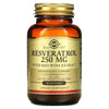 Solgar Resveratrol 250 Mg With Red Wine Extract, 30 Softgels