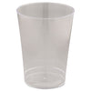 WNA Comet Plastic Tumblers, 10 oz, Clear, 25/Pack, 20 Packs/Carton