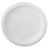Chinet Heavyweight Plastic Plates, 9" dia, White, 125/Pack, 4 Packs/Carton