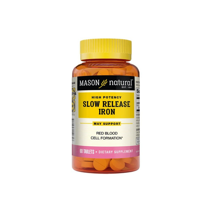 Mason Natural High Potency Slow Release Iron 50 Mg 60 Tablets by Pasteur Pharmacy