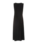 Quiz Womens Ity Ruched Detail MIDI Dress - Black, Size 14 by Vanessa Jane