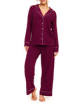 Adore Me Womens Matilda Long Sleeve Top and Pants Pajama Set by Vanessa Jane