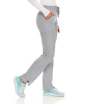 Medichic Petite Terri Stretch Straight Leg Six Pocket Cargo Scrub Pants, Xl by Vanessa Jane
