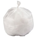 Inteplast Group High-Density Interleaved Commercial Can Liners, 33 gal, 13 microns, 33" x 40", Clear, 500/Carton