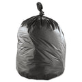 Inteplast Group High-Density Commercial Can Liners Value Pack, 60 gal, 19 microns, 38" x 58", Black, 150/Carton