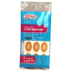 Preferred Plus Ultra Thin Corn Remover 9 Cushions,9 Medicated Disks by Pasteur Pharmacy