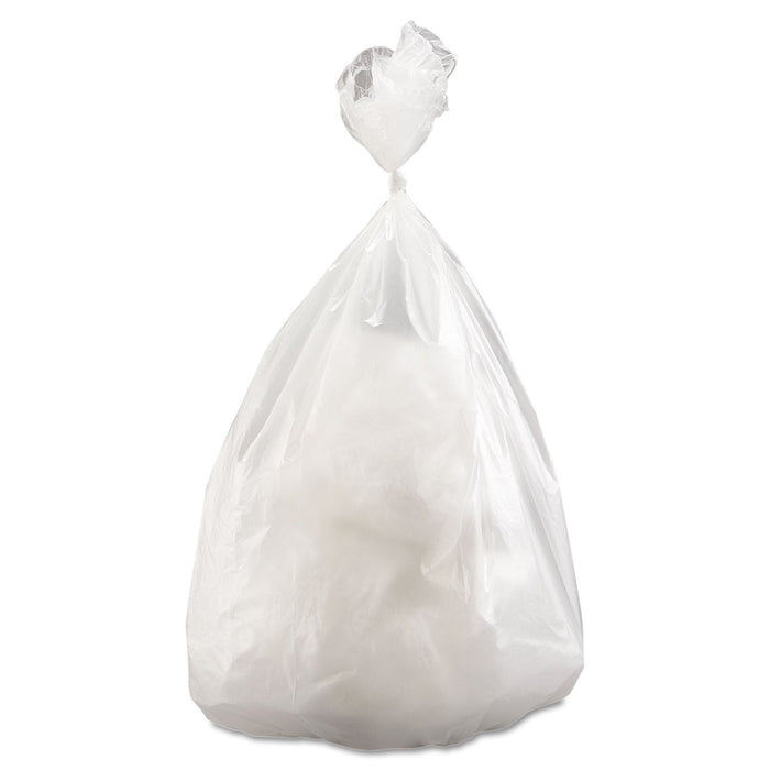Inteplast Group High-Density Commercial Can Liners Value Pack, 60 gal, 14 microns, 38" x 58", Clear, 200/Carton