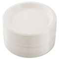 Dart Bare Eco-Forward Clay-Coated Paper Dinnerware, Plate, 8.5" dia, White, 125/Pack, 4 Packs/Carton