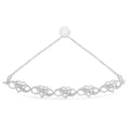 .925 Sterling Silver Miracle Set Diamond Accented Infinity Hearts 6â€-9â€ Adjustable Bolo Bracelet (H-I Color, I2-I3 Clarity) by Bids.com