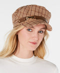 I.N.C. Windowpane-Plaid Cap by Vanessa Jane