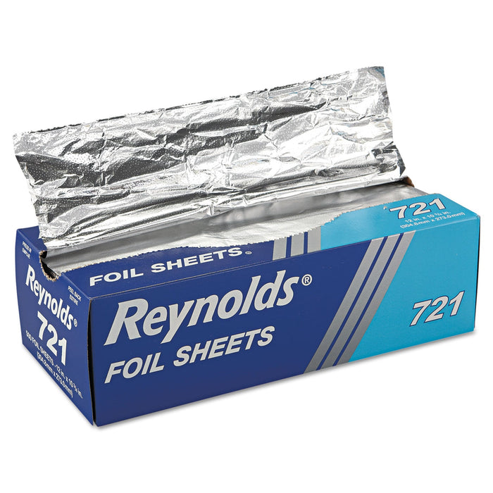 Reynolds Wrap Interfolded Aluminum Foil Sheets, 12 x 10.75, Silver, 500/Box, 6 Boxes/Carton