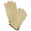 MCR Unlined Pigskin Driver Gloves, Cream, Large, 12 Pairs