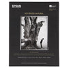 Epson Hot Press Fine Art Paper, 17 mil, 8.5 x 11, Smooth Matte Natural, 25/Pack