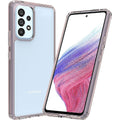 Hybrid-Flex Hard Shell Case for Samsung Galaxy A53 5G - Clear/Rose Gold by Zerodamage Sahara Case LLC