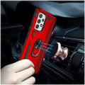 Red Military Kickstand Case with Belt Clip - Samsung Galaxy A53 5G by Zerodamage Sahara Case LLC
