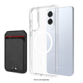 Samsung Galaxy S25 Edge Clear Case – Wallet, Anti-Slip Grip | Venture Series by Zerodamage Sahara Case LLC