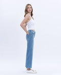 Willa Tummy Control High Rise Crop Wide Jean by Boutique 23
