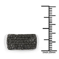 1.21 Carat Genuine Black Diamond .925 Sterling Silver Ring by Bids.com